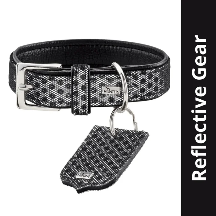 Hunter Hella Reflect Collar for Dogs (Black)