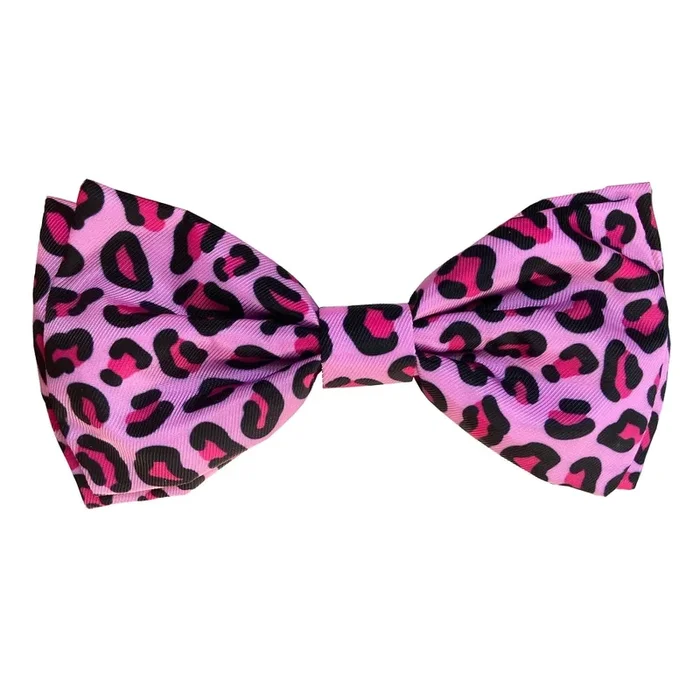 Huxley & Kent – Pink Leopard Bow Tie