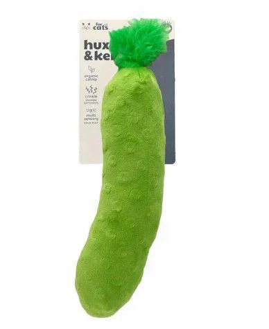 Huxley & Kent Cat Pickle Kicker Catnip Plush Crinkle Toy 12.5in