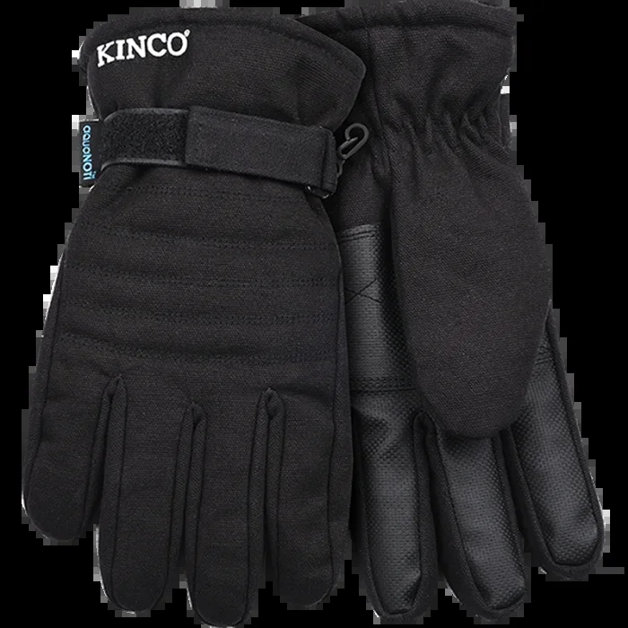 HydroFlector™ Lined Waterproof Black Duck Ski Glove with Pull-Strap