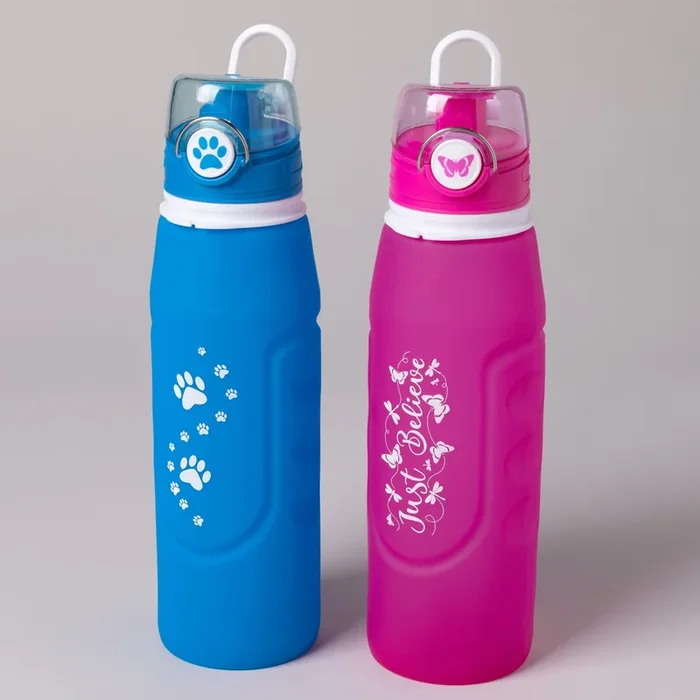 HydroGood Collapsible Silicone Water Bottle