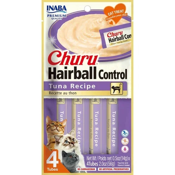 Inaba Churu Cat Treat-Tuna Hairball : 2 oz