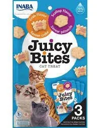 Inaba Juicy Bites Scallop & Crab Flavor 1.2oz