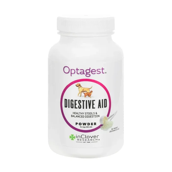 InClover Optagest Plant Based Prebiotics & Digestive Enzymes Powder for Dogs & Cats