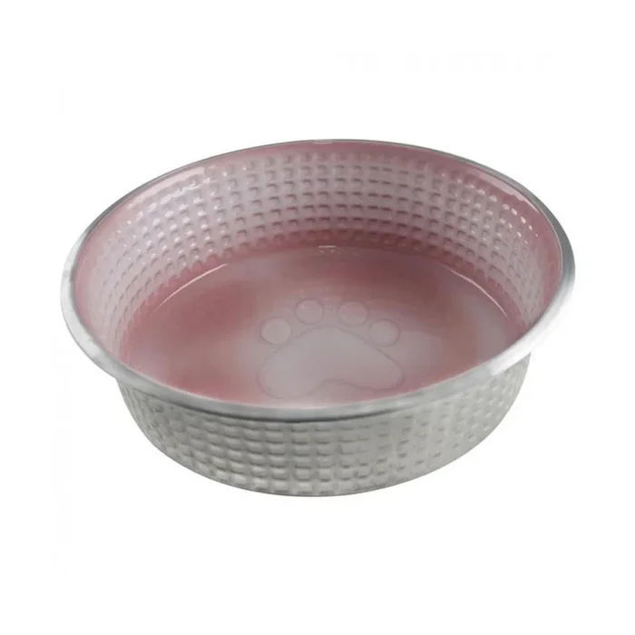 Indipets Jack & Jill XLarge Pearl Blush Bowl for Dogs 74oz