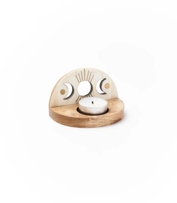 Indukala Tealight Candle Holder – Pearl