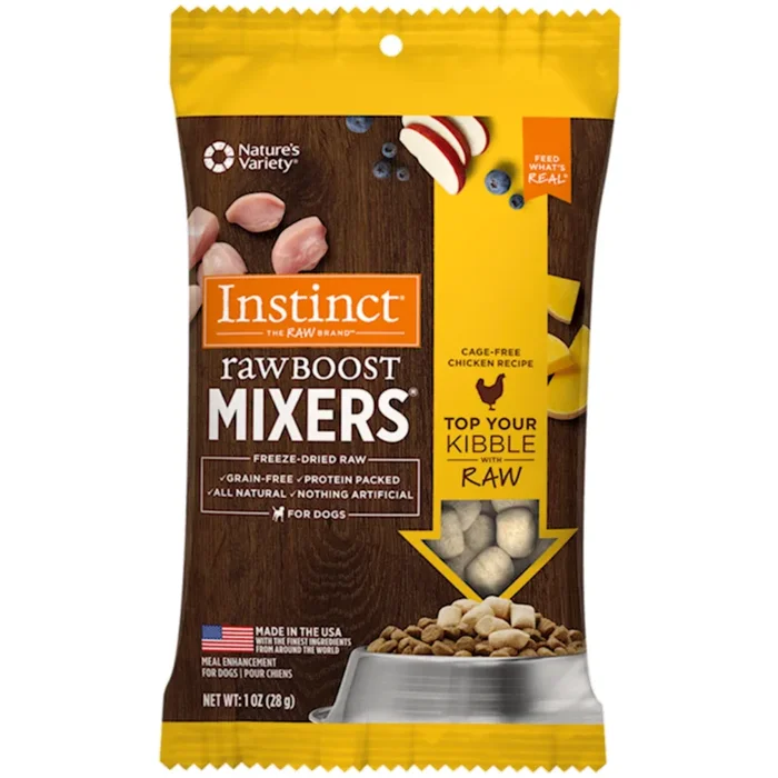 Instinct – Raw Boost Mixers – Dog – Cage-Free Chicken Recipe