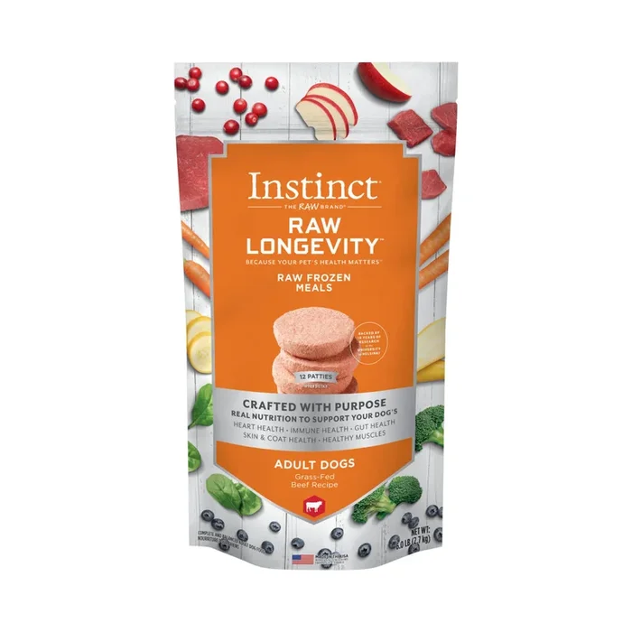 Instinct Longevity – Dog Beef Patties