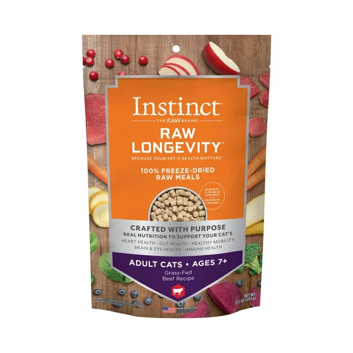 Instinct Longevity – FD Meal Cat 7+ Beef