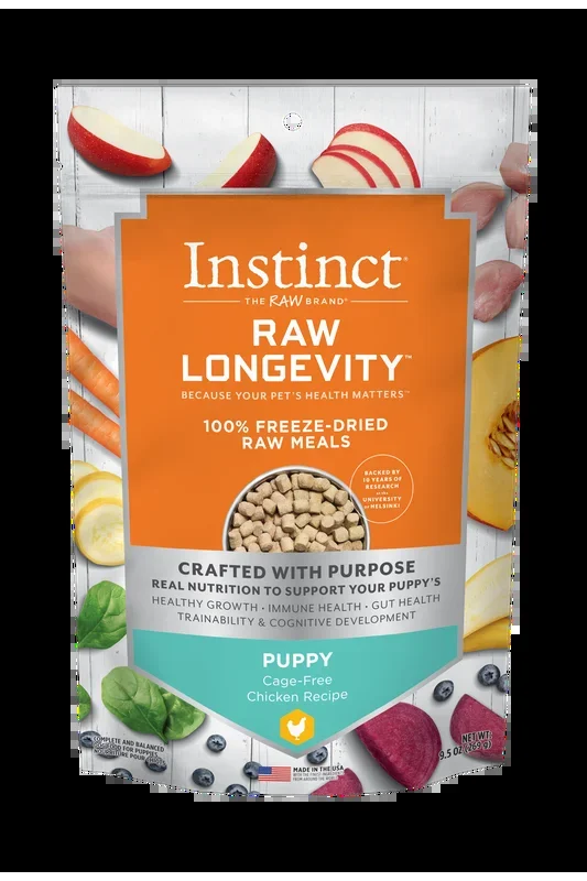 Instinct Longevity Puppy Chicken Bites Freeze Dried Dog Food