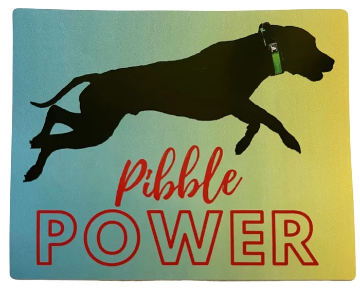 “Jackson Pibble Power” Die-Cut Sticker – Custom Pitbull Pride Vinyl Decal