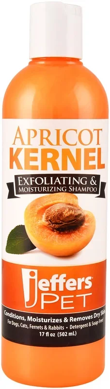 Jeffers Apricot Kernel Exfoliating & Moisturizing Pet Shampoo