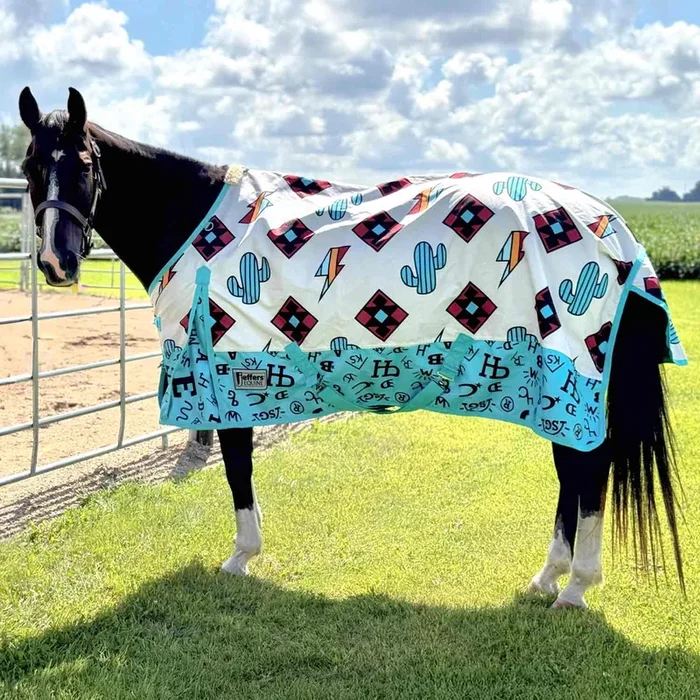 Jeffers Limited Edition “The Avarie” 1200 Denier Economy Plus Standard Neck Medium Weight Horse Turnout Blanket, 240g Fill
