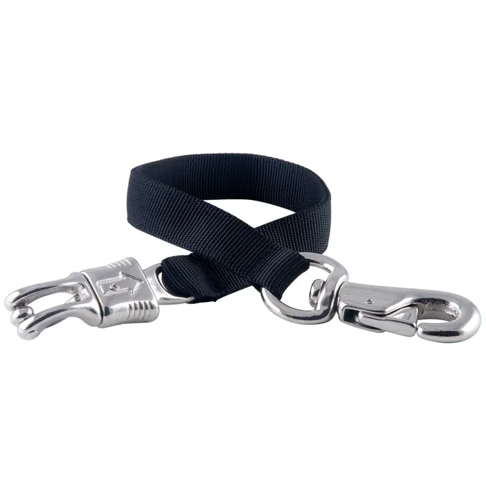 Jeffers Nylon Horse Trailer Tie – Heavy Duty 2-Ply with Bull Snap & Panic Snap, Quick Release