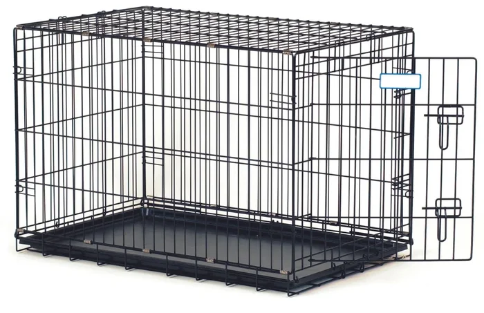 Jeffers Single Door Fold & Go Wire Dog Crate