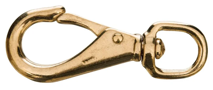 Jeffers Solid Brass Quick Snap, 3/4″ x 4-3/8″L