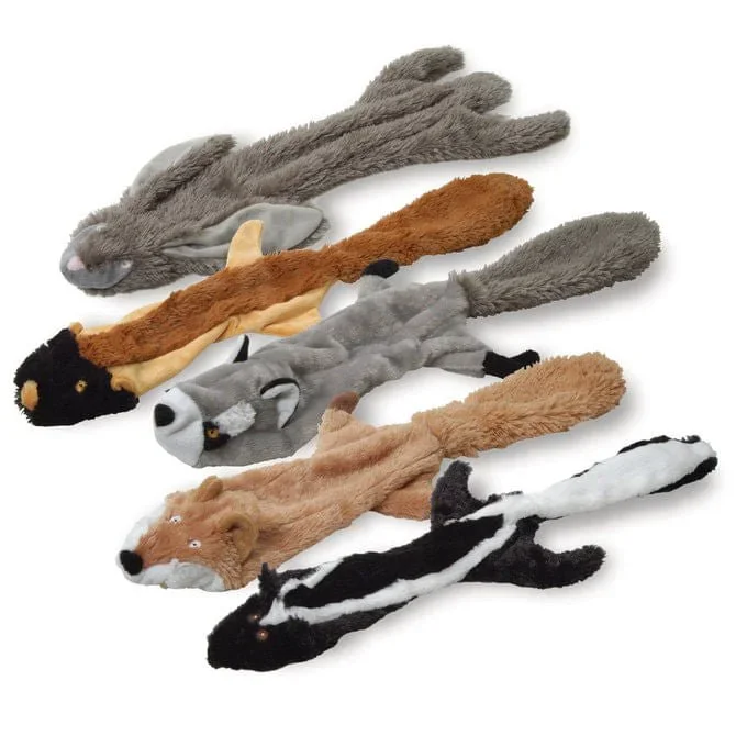 Jeffers Thinnies Unstuffed Plush Dog Toys, 21″L