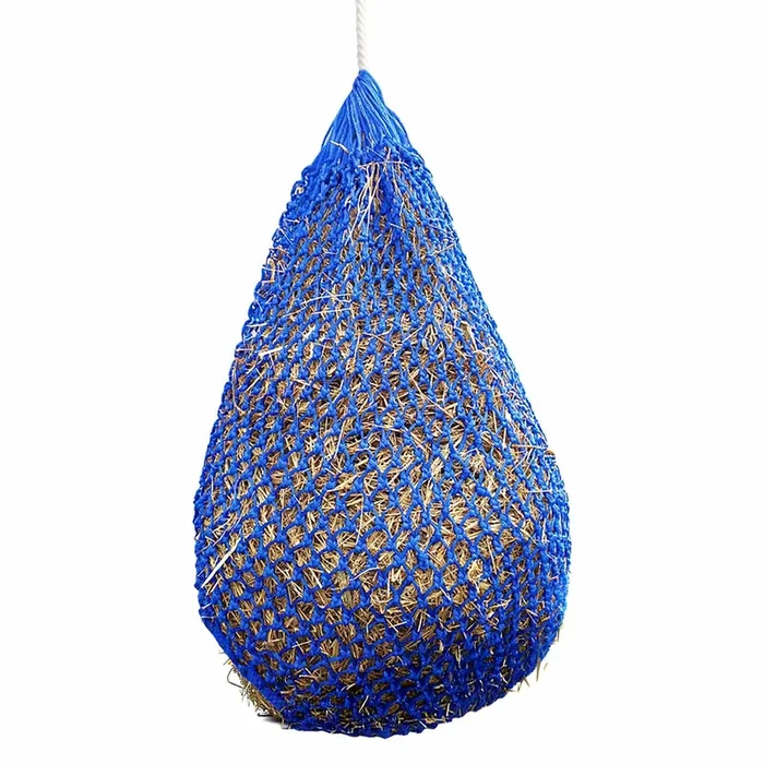 Jeffers Ultra Slow Feed 1″ x 1″ Nylon Hay Net for Horses, Royal Blue
