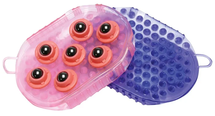 Jelly Horse Massage Mitt with Magnetic Therapy Balls