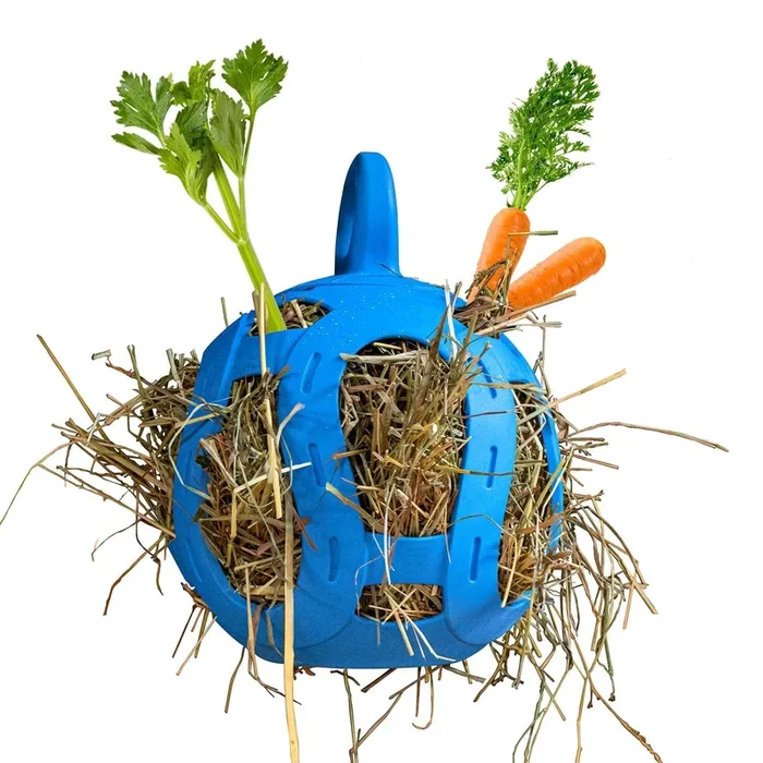 Jolly Hay Ball, 8″ – Interactive Horse & Livestock Toy for Hay Feeding and Enrichment