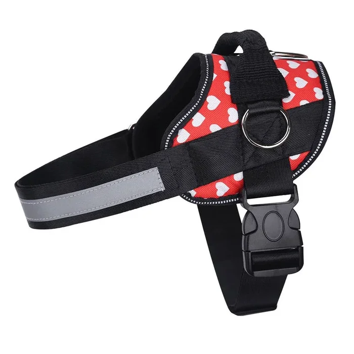 Joyride Harness – Red Hearts Joyride Basic Essential Dog Harness 1.0 – XL