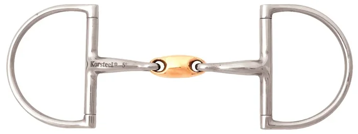 JP Korsteel Copper Link Hunter Dee Snaffle Bit