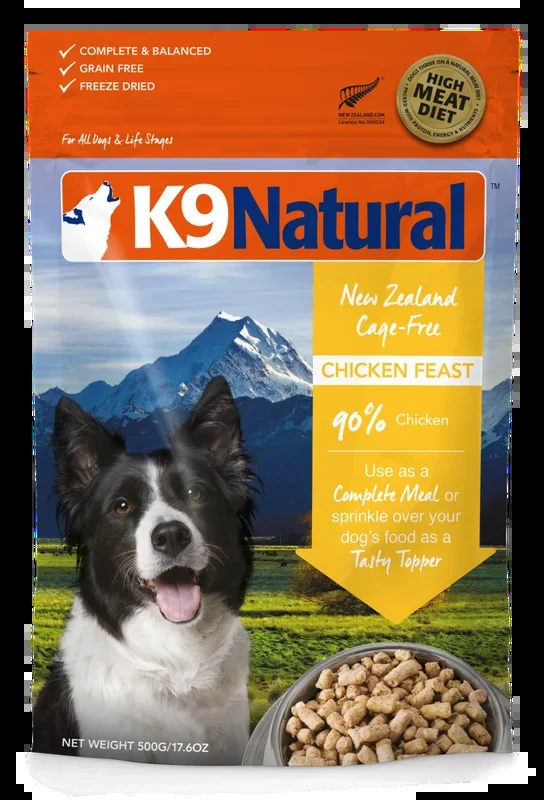 K9 Natural Chicken Feast Raw Freeze-Dried Dog Food