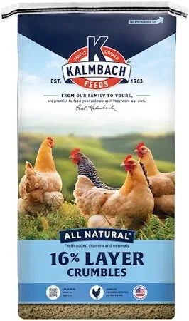 Kalmbach 16% Layer Crumbles 50 Lb Bag