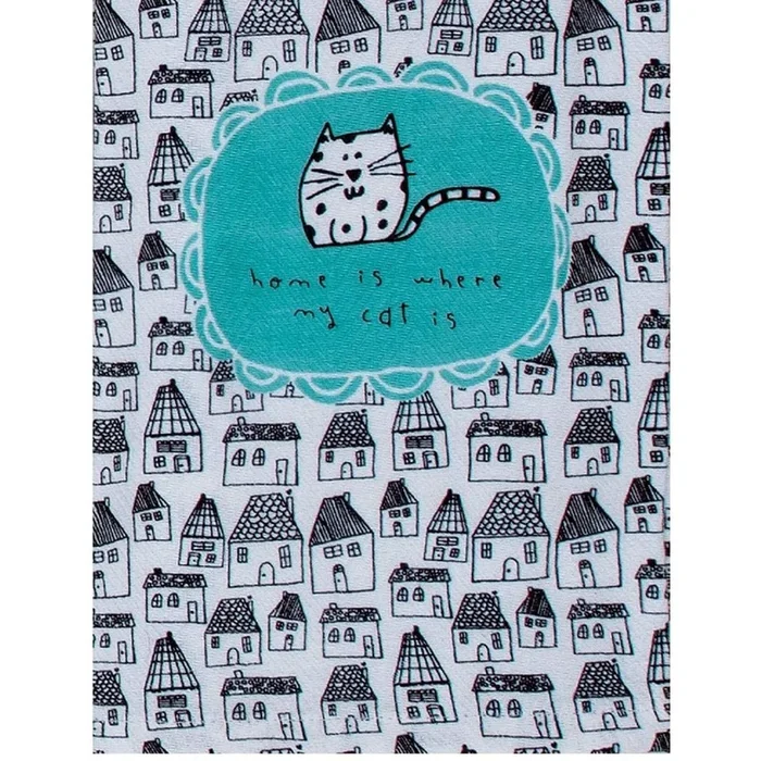 Kay Dee Designs – Home is Where My Cat Is Tea Towel