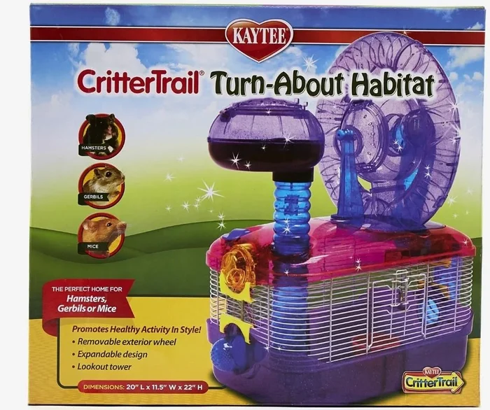 Kaytee – CritterTrail Dazzle Turn-About Habitat