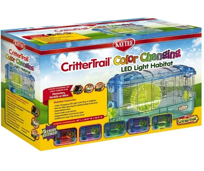 Kaytee – CritterTrail LED Color Changing Habitat