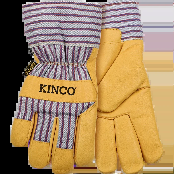 Kinco 1927® Lined Premium Grain Pigskin Palm with Safety Cuff