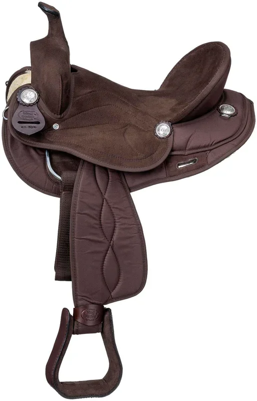 King Series Suede Seat Synthetic Trail Saddle