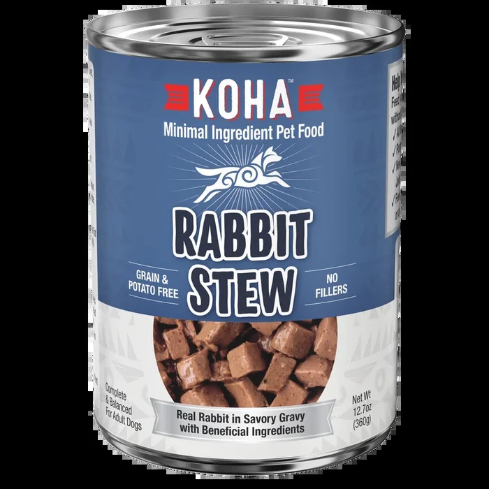 Koha Rabbit Stew Wet Dog Food 12.7oz