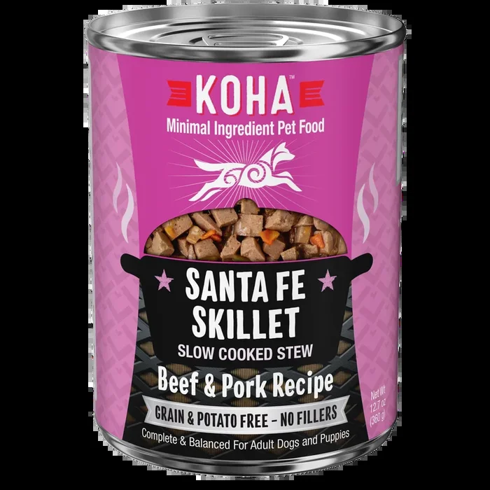 Koha Santa Fe Skillet Slow Cooked Stew Wet Dog Food 12.7oz