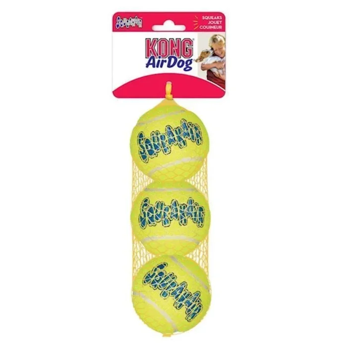 KONG – Dog Air Squeaker Tennis Balls 3pk