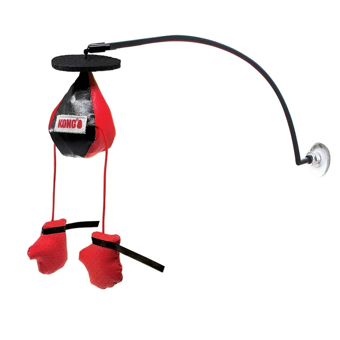 Kong Connects Window Boxing Toy for Cats (Red & Black)