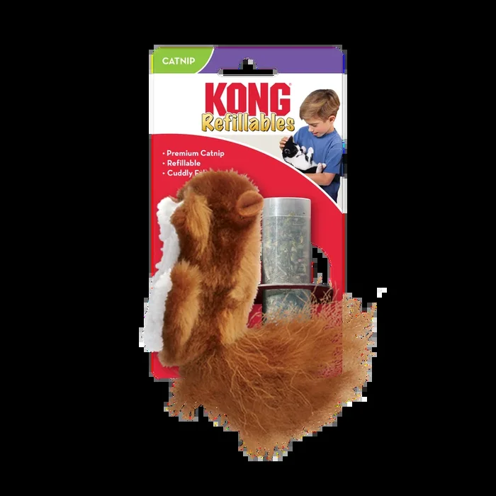 KONG Refillables Squirrel Catnip Cat Toy