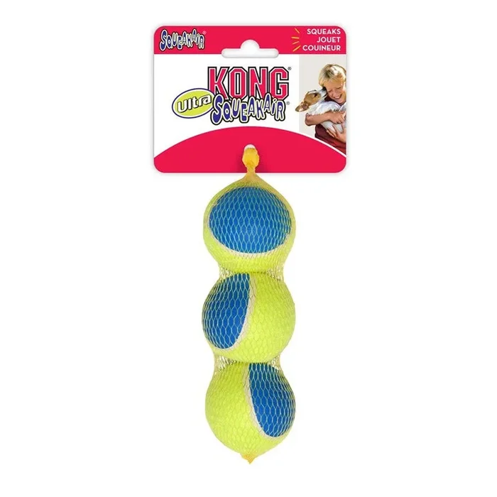 Kong SqueakAir Ultra Balls, Medium 2.5″ – 3-Pack