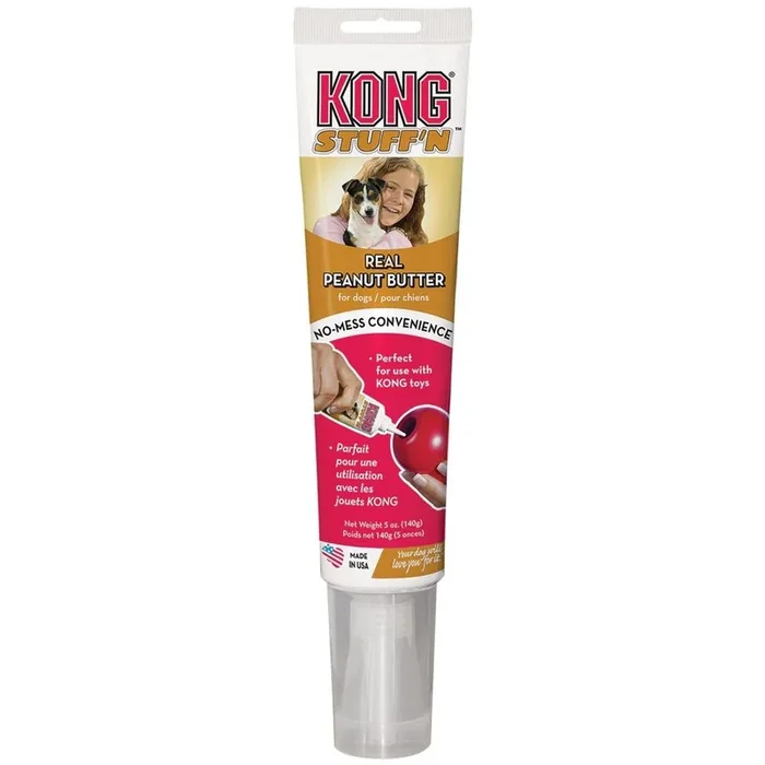 KONG Stuff’N Real Peanut Butter Dog Treat Tube