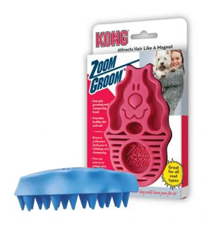 Kong Zoomgroom Raspberry for Dogs