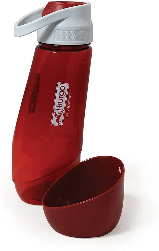 KURGO Gourd Water Bottle & Bowl Barn Red