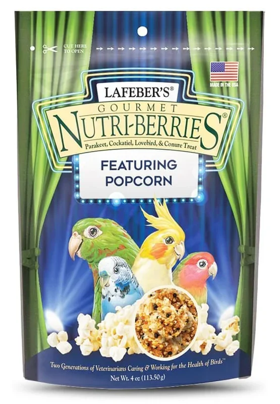 Lafeber Cockatiel Popcorn Nutri-Berries, 4 oz bag