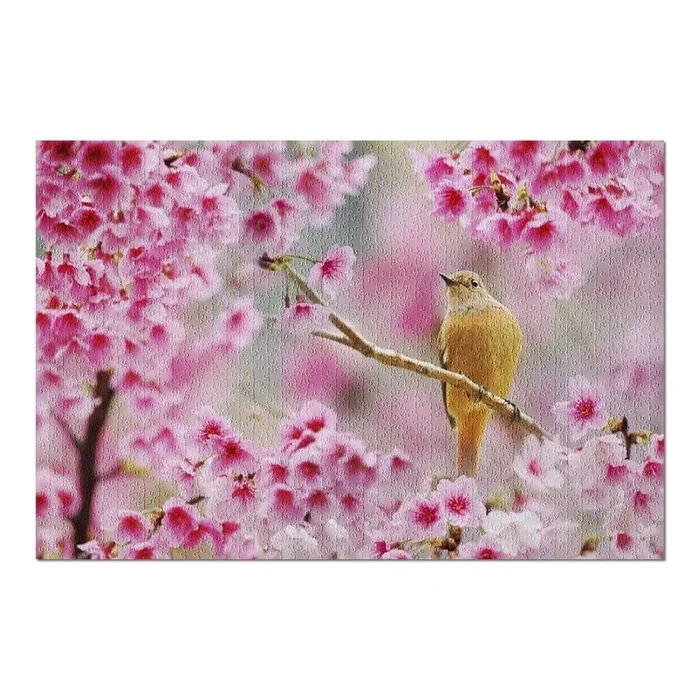 Lantern Press- Songbird in Cherry Blossoms. Puzzle.