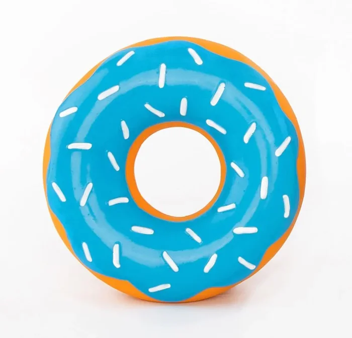Latex Donutz Dog Chew Toy, 6″