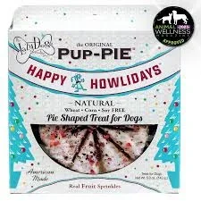 Lazy Dog Happy Howlidays Pup-PIE Dog Treat 5oz