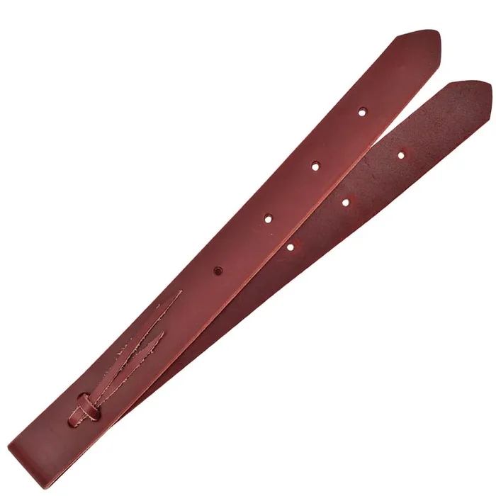 Leather Off Billets, 1.75 x 38″ Burgundy Latigo