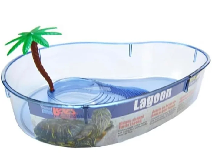 Lees Turtle Lagoon – Assorted Shapes – Kidney Shaped – 14″ L x 10″ W x 3″ H