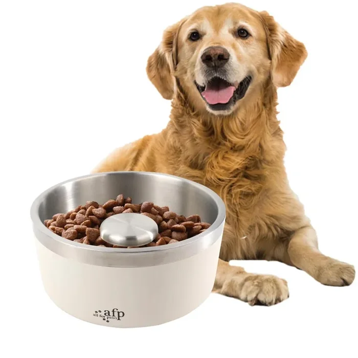 Lifestyle 4 Pets – Slow Feeding Stainless Bowl L