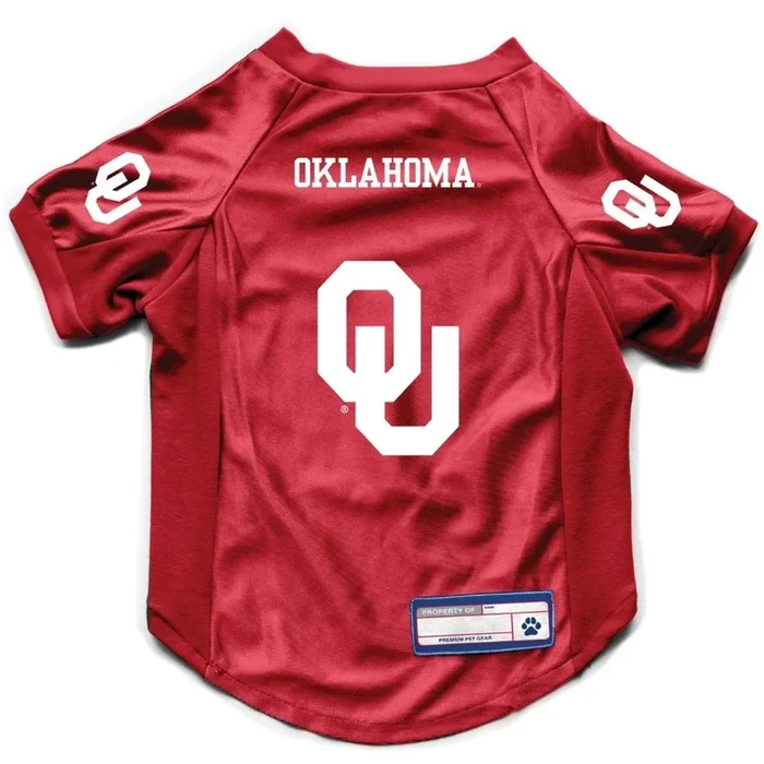 Little Earth Productions – University of Oklahoma Stretch Jersey For Pets